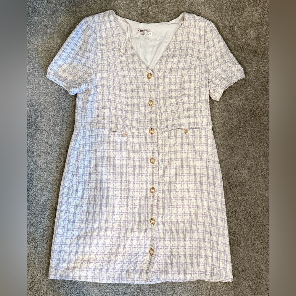 Nanette Lepore Purple Button Down Shirt